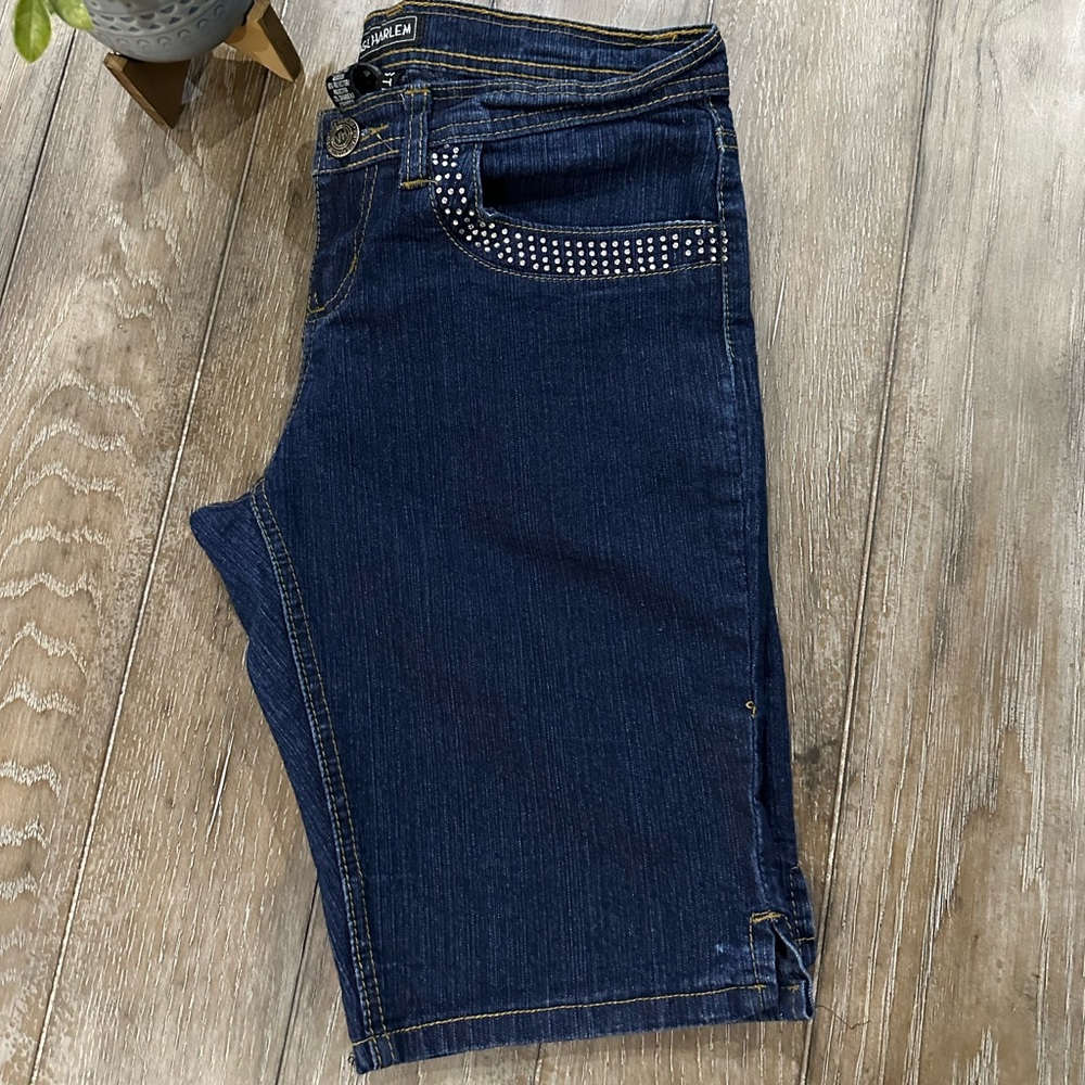 Vintage Harlem Jean Shorts - Picture 3 of 11
